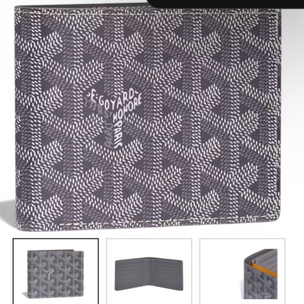 🔥Lovely Goyard Victoire Wallet Grey🔥